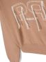 Pinko Kids Hoodie met geborduurd logo Beige - Thumbnail 3