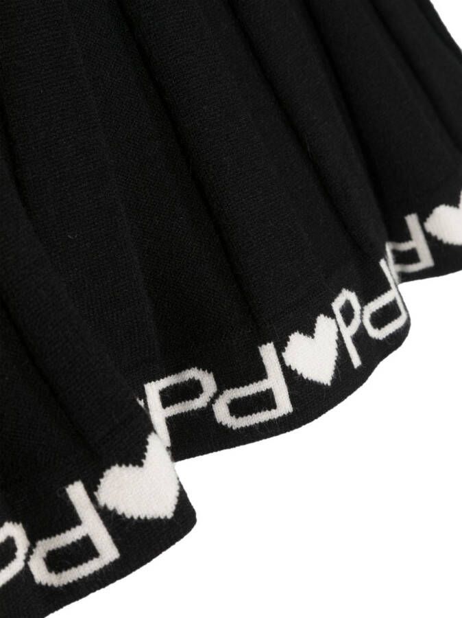 Pinko Kids Intarsia rok Zwart
