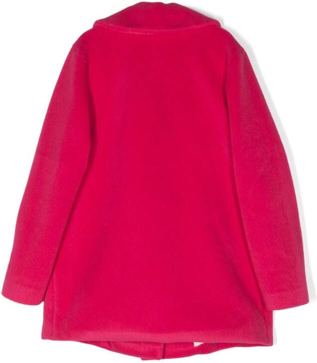 Pinko Kids Jas met dubbele rij knopen Roze