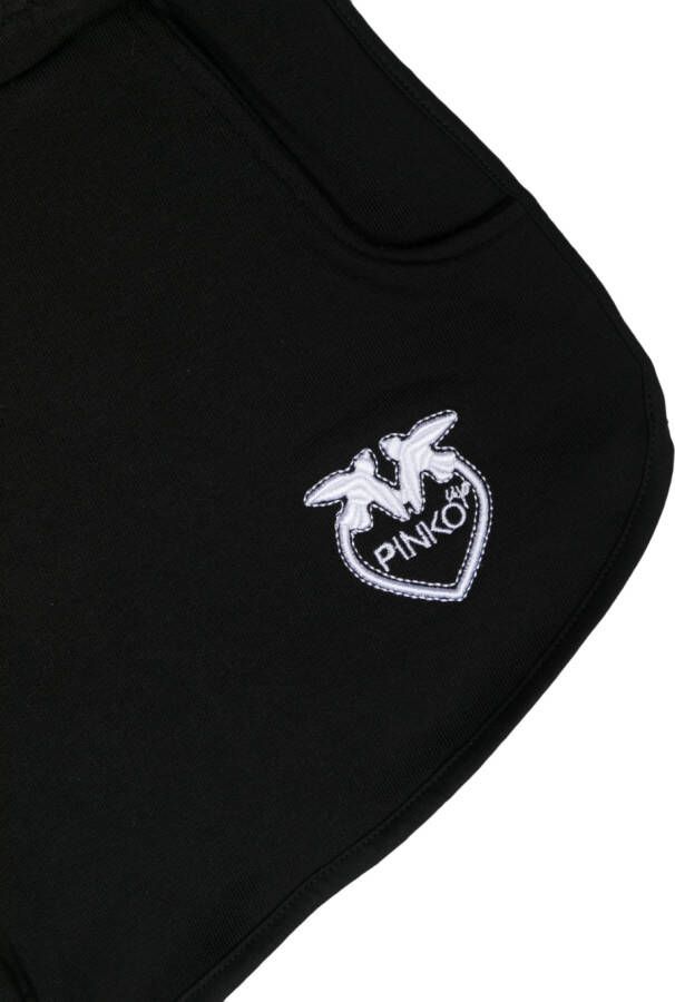 Pinko Kids Zwembroek met geborduurd logo Zwart