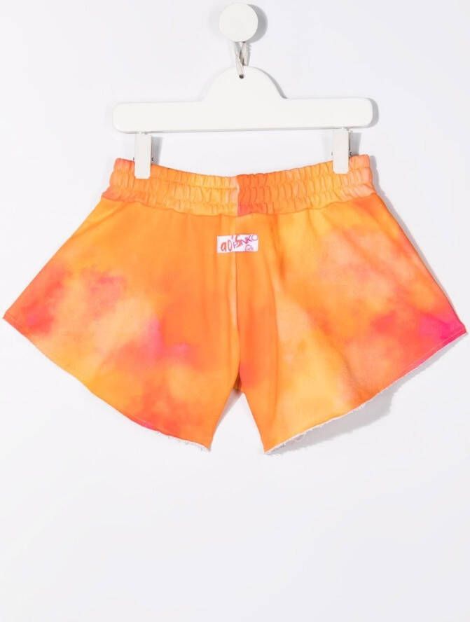 Pinko Kids Shorts met geborduurd logo Oranje