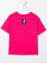 Pinko Kids T-shirt met verfraaid logo Roze - Thumbnail 2