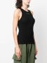 PINKO Tanktop met logo-reliëf Zwart - Thumbnail 3