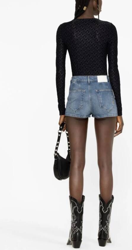 PINKO Semi-doorzichtig T-shirt Zwart