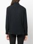 PINKO Blouse met logo jacquard Zwart - Thumbnail 4