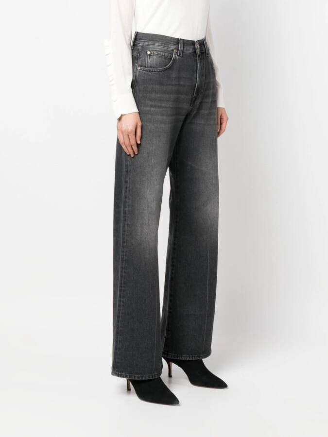 PINKO Jeans met logopatch Zwart