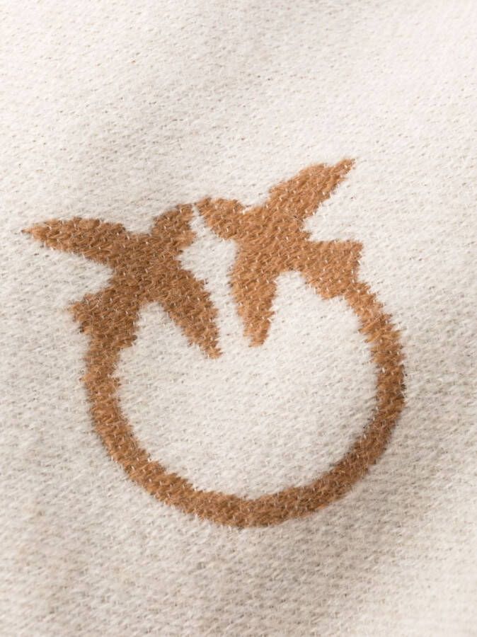PINKO Sjaal met logoprint Wit
