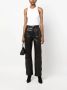 PINKO logo-print ribbed tank top Wit - Thumbnail 2