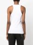 PINKO logo-print ribbed tank top Wit - Thumbnail 4