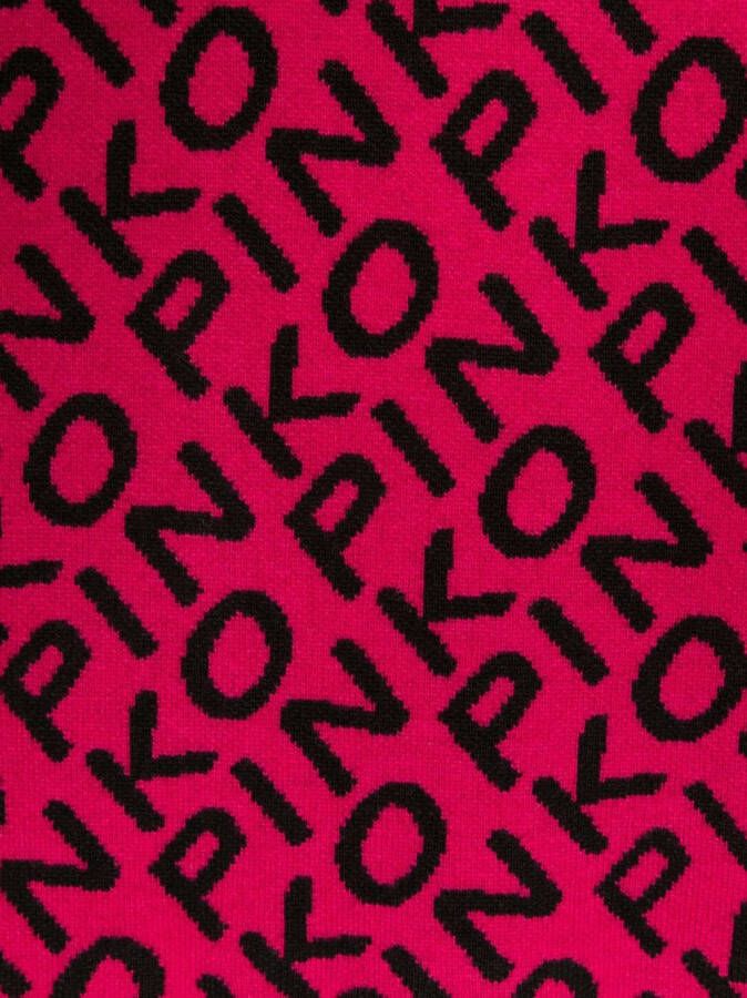 PINKO Sjaal met logoprint Roze