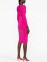 PINKO Midi-jurk met korsetdetail Roze - Thumbnail 4