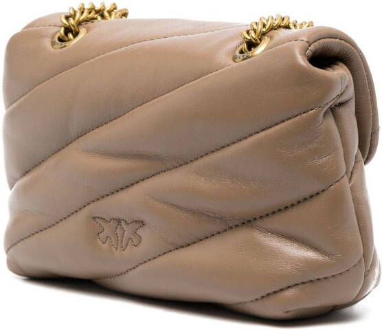 PINKO Love Baby gewatteerde tas Bruin