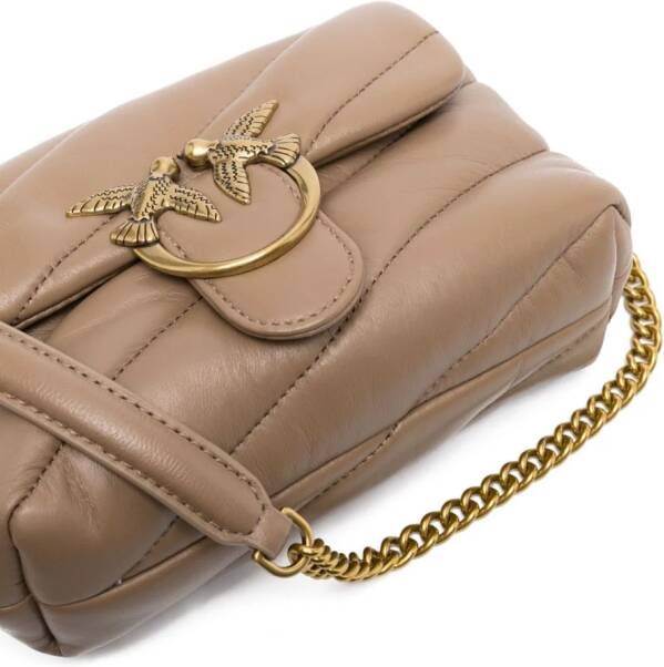 PINKO Love Baby gewatteerde tas Bruin
