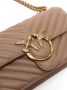 PINKO Love Bag One kleine crossbodytas Beige - Thumbnail 4
