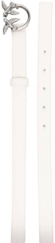 PINKO Leren riem Wit