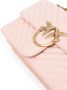 PINKO Love Birds leren crossbodytas Roze - Thumbnail 5