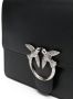PINKO Love Birds leren shopper Zwart - Thumbnail 4