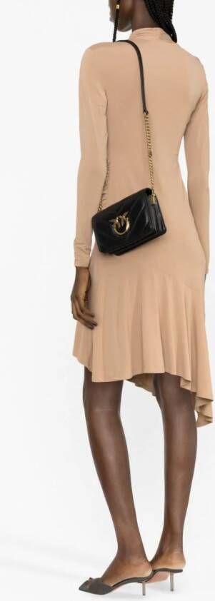 PINKO Love gewatteerde crossbodytas Zwart