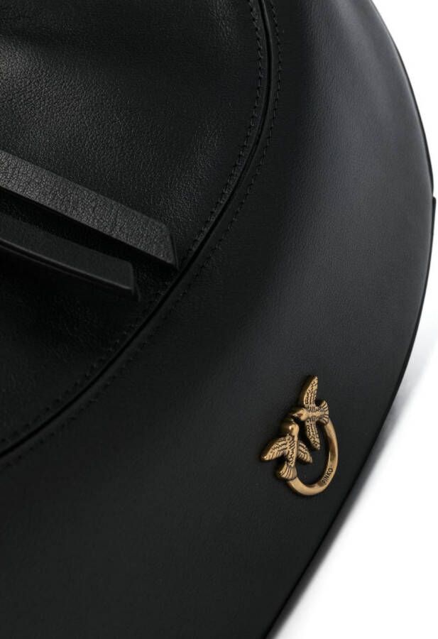 PINKO Love Birds shopper Zwart