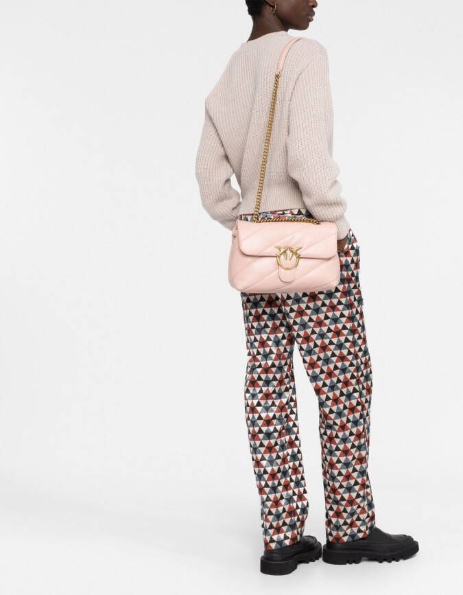 PINKO Love Classic Puff crossbodytas Roze