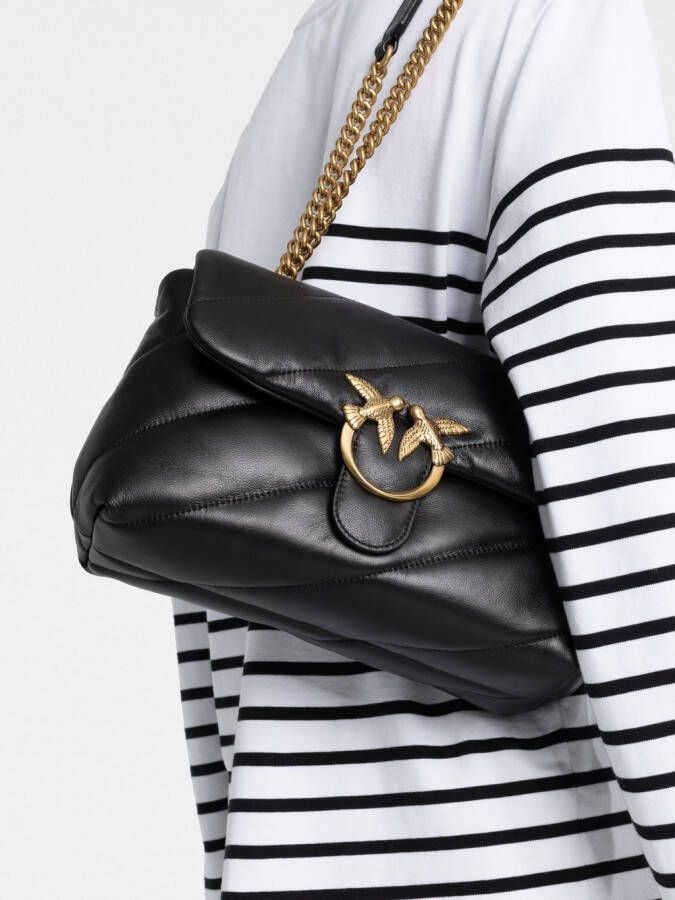 PINKO Love Classic Puff crossbodytas Zwart