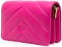 PINKO Love Click kleine crossbodytas Roze - Thumbnail 4