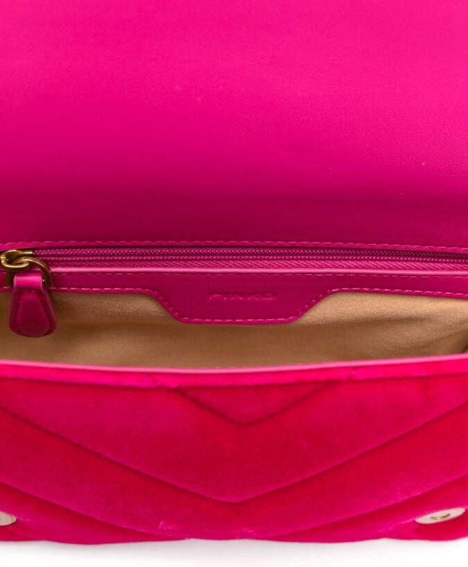 PINKO Love Click schoudertas Roze