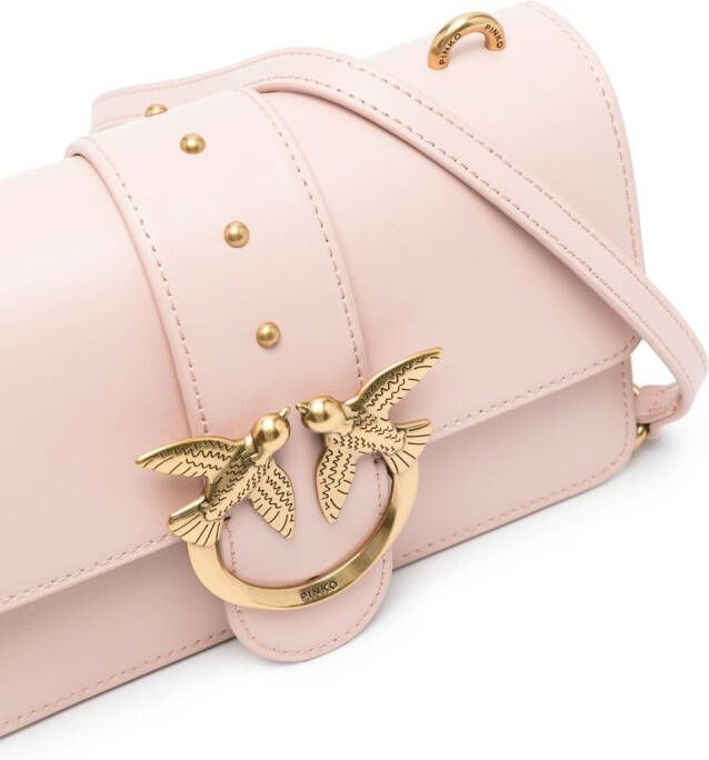 PINKO Love kleine tas Roze