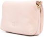 PINKO Love leren crossbodytas Roze - Thumbnail 4