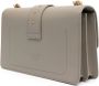 PINKO Love leren crossbodytas Beige - Thumbnail 3