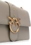 PINKO Love leren crossbodytas Beige - Thumbnail 4