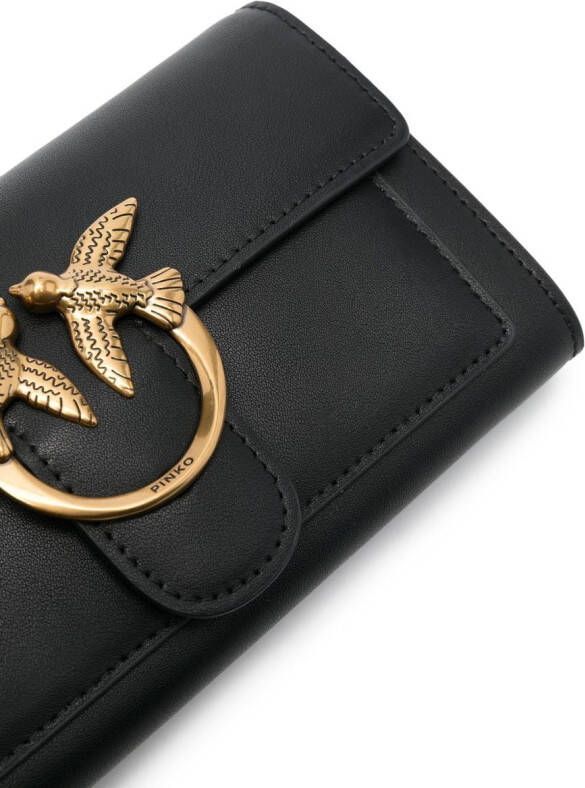 PINKO Love Icon kleine crossbodytas Zwart