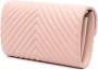 PINKO Love One leren crossbodytas Roze - Thumbnail 3