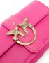 PINKO Love One Pocket leren crossbodytas Roze - Thumbnail 5