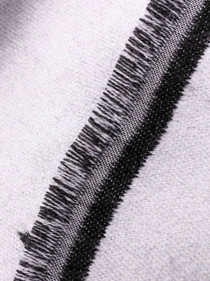 PINKO Sjaal met monogram patroon Zwart