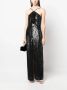 PINKO Maxi-jurk met pailletten Zwart - Thumbnail 2