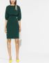 PINKO Midi-jurk met pofmouwen Groen - Thumbnail 2