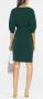 PINKO Midi-jurk met pofmouwen Groen - Thumbnail 4