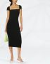 PINKO Midi-jurk met vierkante hals Zwart - Thumbnail 2