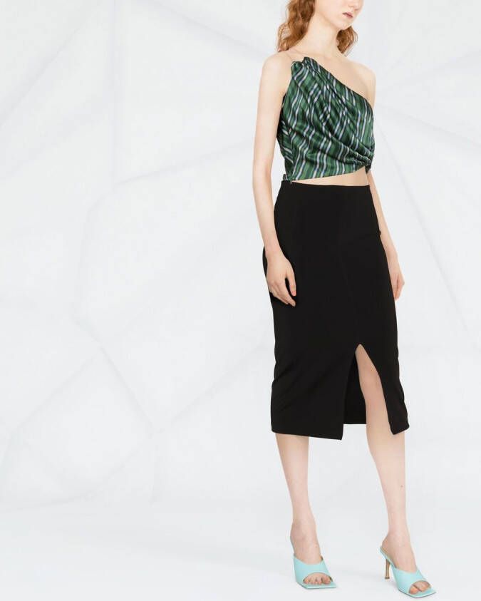 PINKO Midi-rok met split Zwart