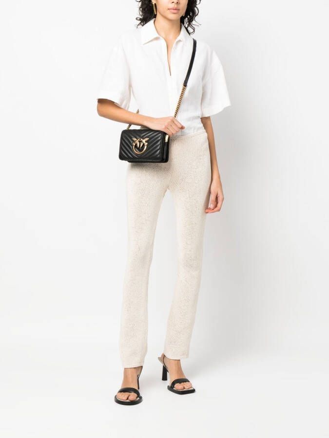 PINKO Click Love kleine tas Zwart