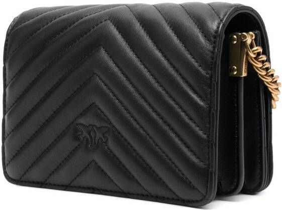 PINKO Click Love kleine tas Zwart