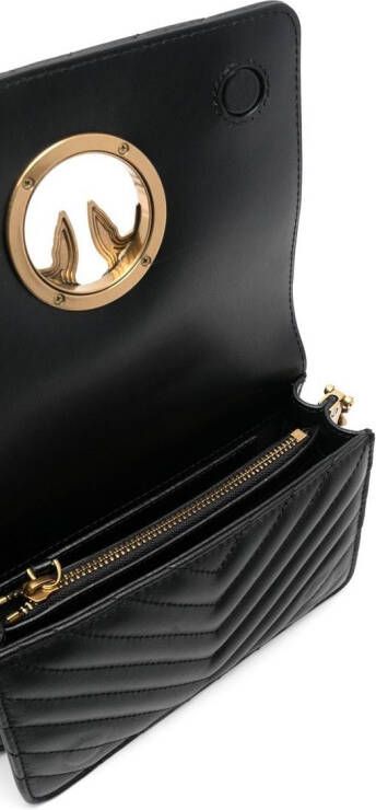 PINKO Click Love kleine tas Zwart