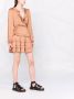 PINKO Mini-jurk met ruches Beige - Thumbnail 4