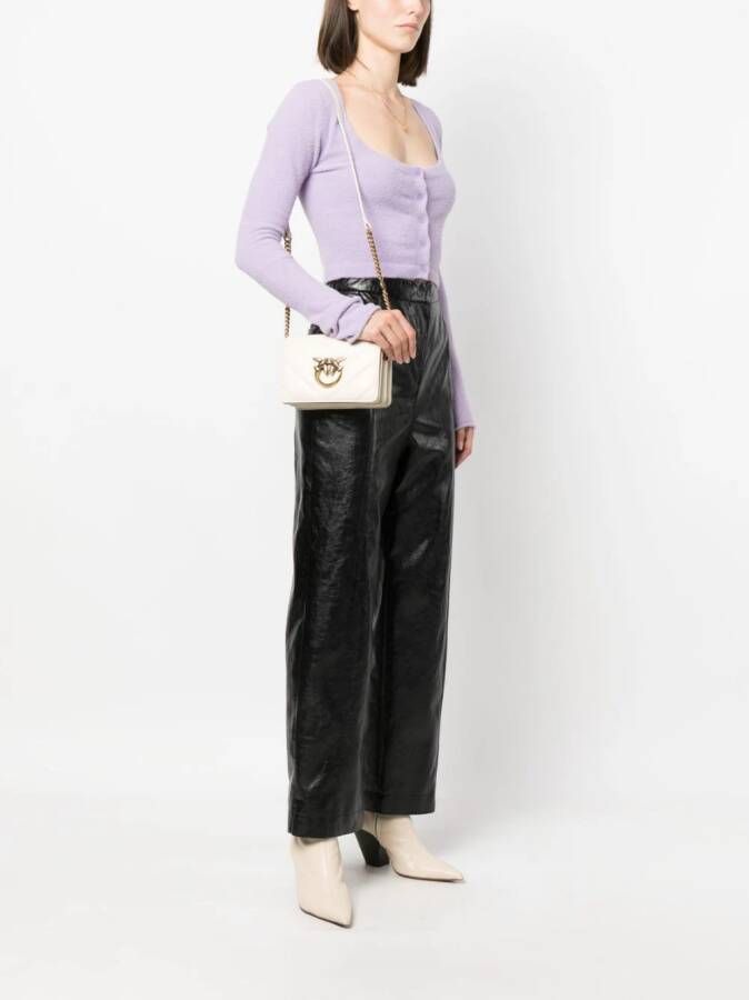 PINKO mini Love Click crossbody bag Beige