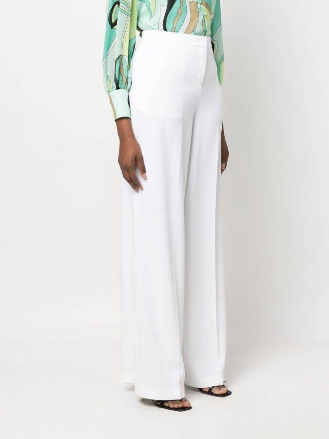 PINKO Effen pantalon Wit