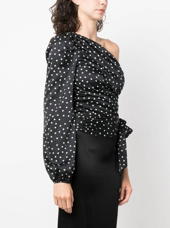 PINKO Asymmetrische blouse Zwart
