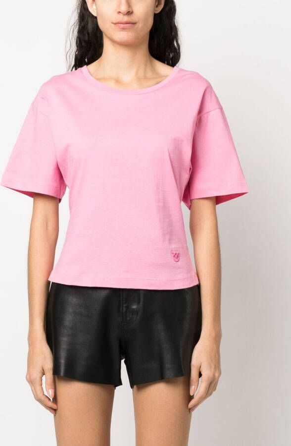 PINKO T-shirt met kant Roze