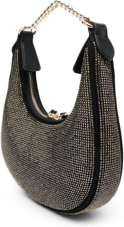 PINKO Brioche verfraaide mini-shopper Zwart