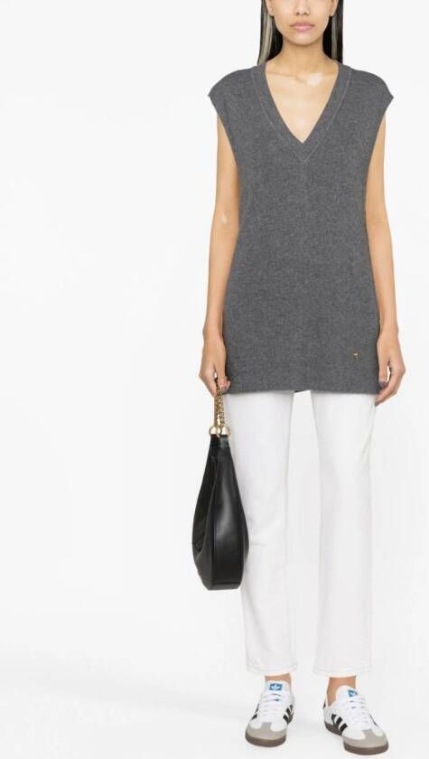PINKO Top met V-hals Grijs